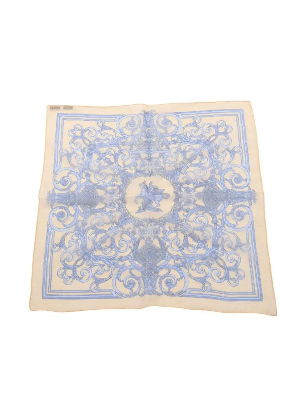 Hermes Scarf Petit Carre 45 Muslin les Tuileries Silk